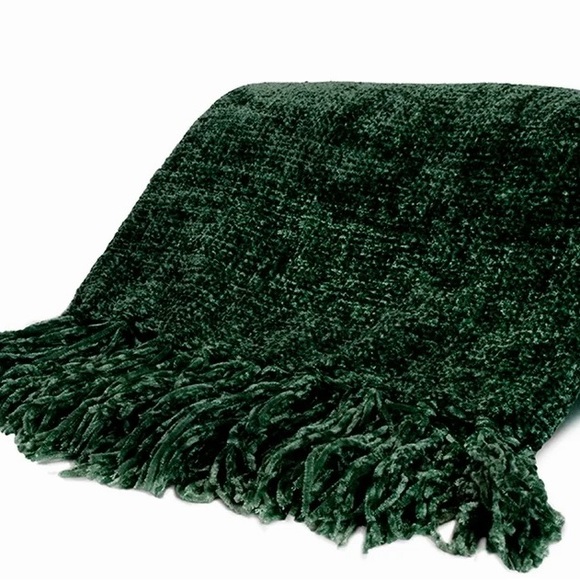 🌺 Kennebunk Home Campbell Throw - Forest🌺 SKU:311-151 UPC:0732278124934🌺#GRE - Picture 4 of 5